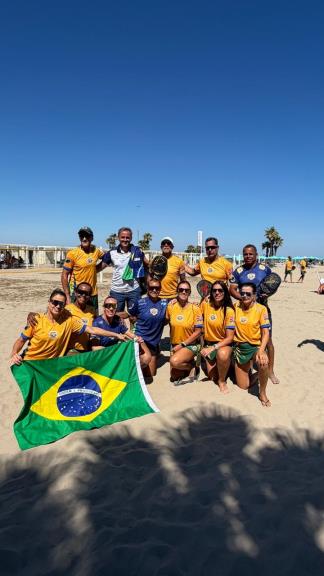 Araraquarense Giovani Peroni representou o Brasil no Mundial de Beach Tennis na Itália