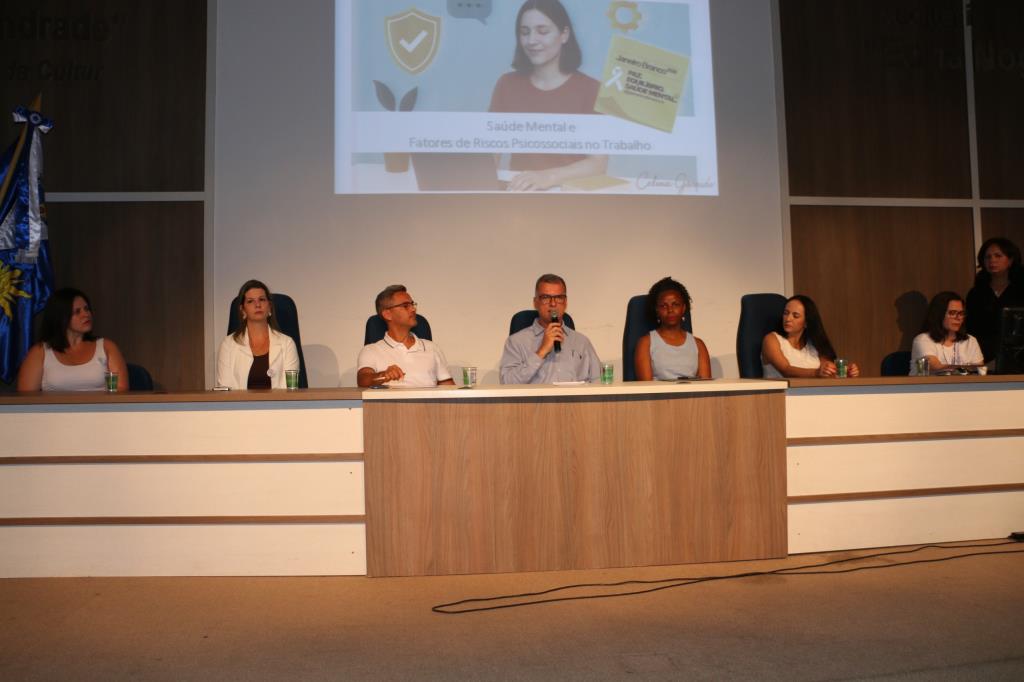 Prefeitura promove debate sobre saúde mental no trabalho durante o Janeiro Branco