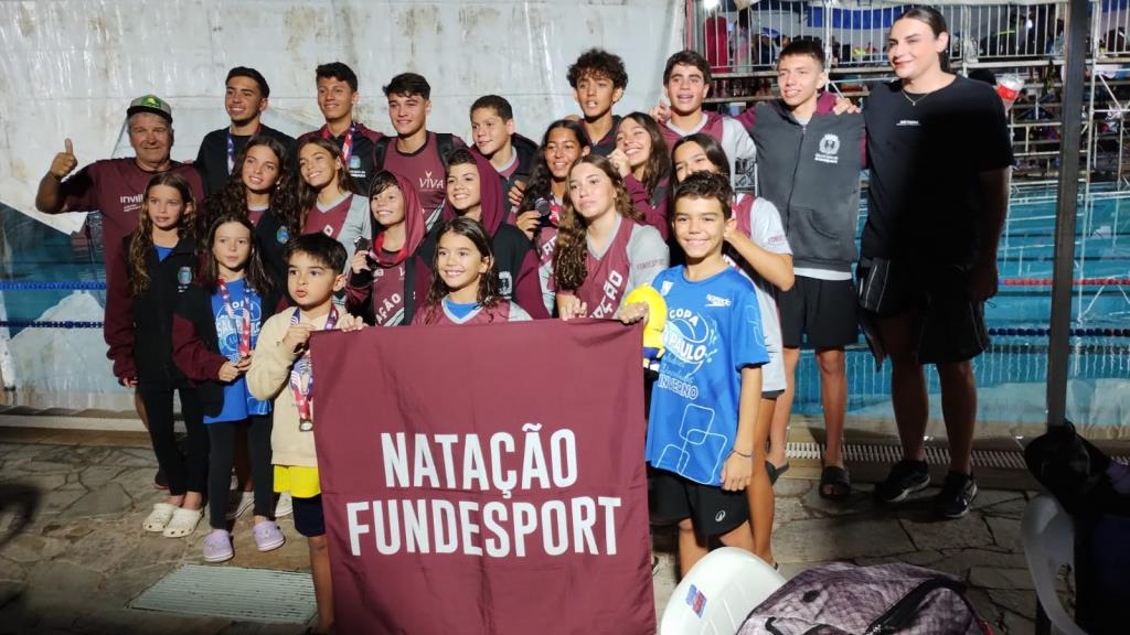 FUNDESPORT TEM DESTAQUE NA COPA SÃO PAULO DE NATAÇÃO COM 18 MEDALHAS