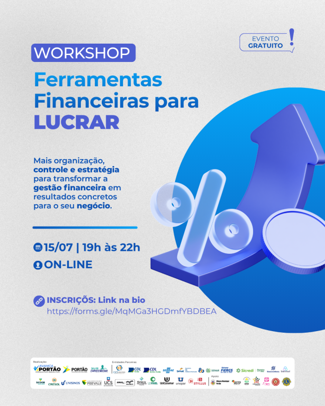 Workshop ONLINE - Ferramentas Financeiras para LUCRAR