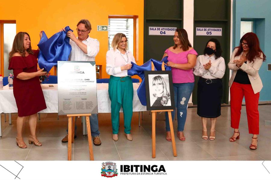 Prefeita Cristina Arantes inaugura mais uma creche escola na cidade de Ibitinga