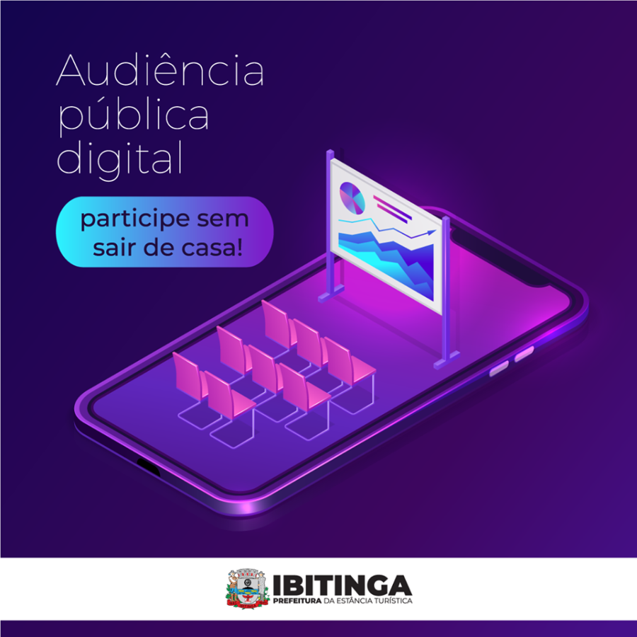 Prefeitura realiza Audiência Pública digital durante a quarentena
