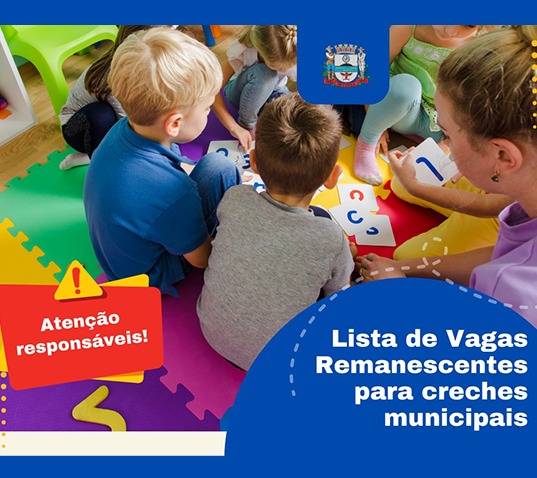 Prefeitura de Ibitinga divulga lista de vagas remanescentes para creches municipais
