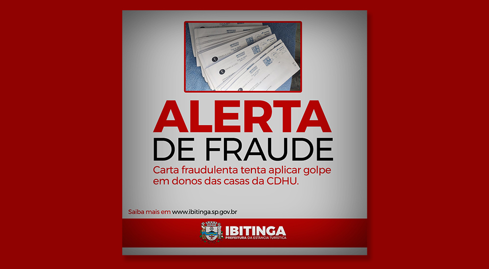 ALERTA: carta fraudulenta tenta aplicar golpe em donos das casas da CDHU