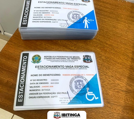 Prefeitura de Ibitinga retoma emissão do Cartão de Estacionamento do Idoso