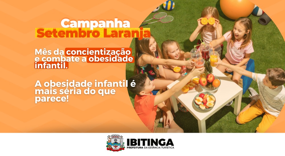 “Setembro Laranja” marca a conscientização contra obesidade infantil