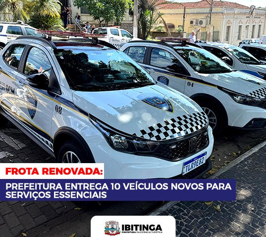 Frota renovada: Prefeitura entrega 10 veículos novos para serviços essenciais