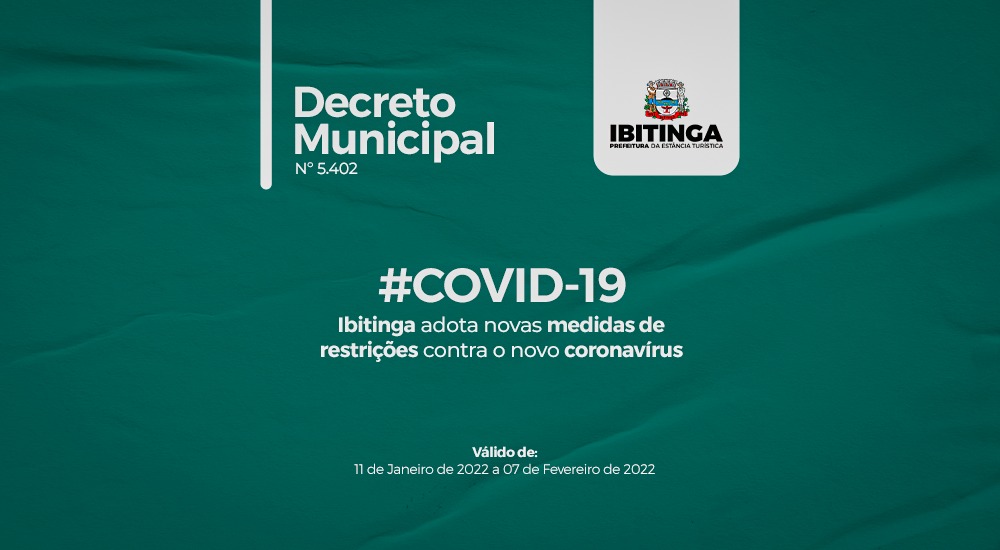 Covid-19: Ibitinga adota novas medidas de restrições contra o novo coronavírus