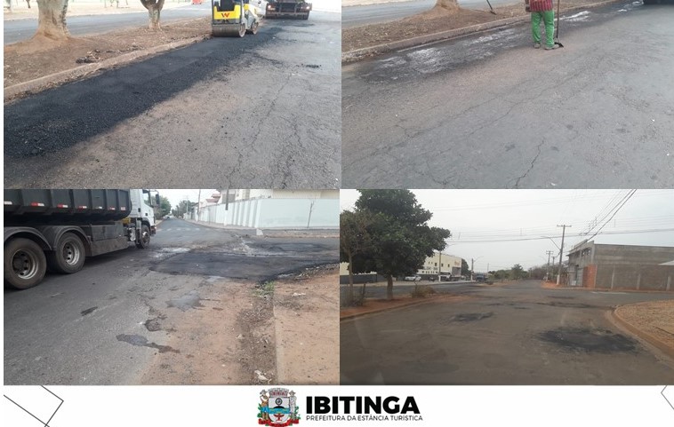 Serviço de tapa buraco é realizado no Jardim Natalia, Santa Catarina e Bela Vista Sul