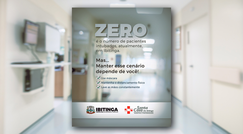 Covid19: zero é o número de pacientes intubados na cidade de Ibitinga há três dias