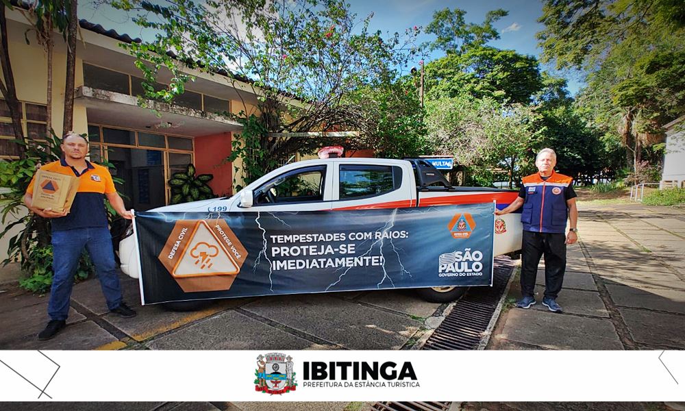 Ibitinga recebe materiais de apoio e conscientização para Defesa Civil municipal