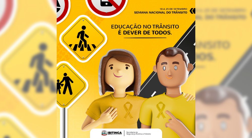 Semana de Nacional do Trânsito: Educação no trânsito é dever de todos