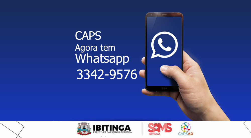 CAPS lança atendimento via Whatsapp em meio à quarentena