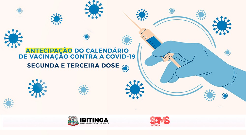 Prefeitura anuncia antecipação de vacinação, inclusive para terceira dose