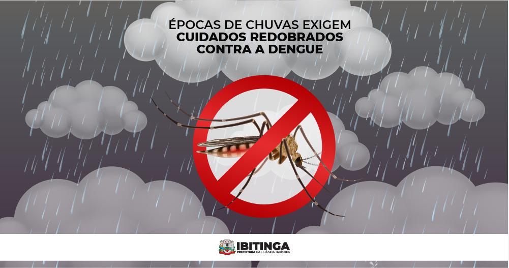 Épocas de chuvas exigem cuidados contra a dengue