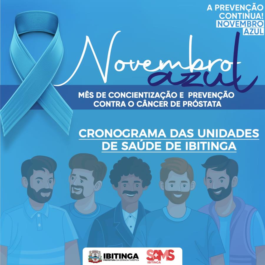 Confira a programação da campanha "Novembro Azul" nas Unidades de Saúde de Ibitinga