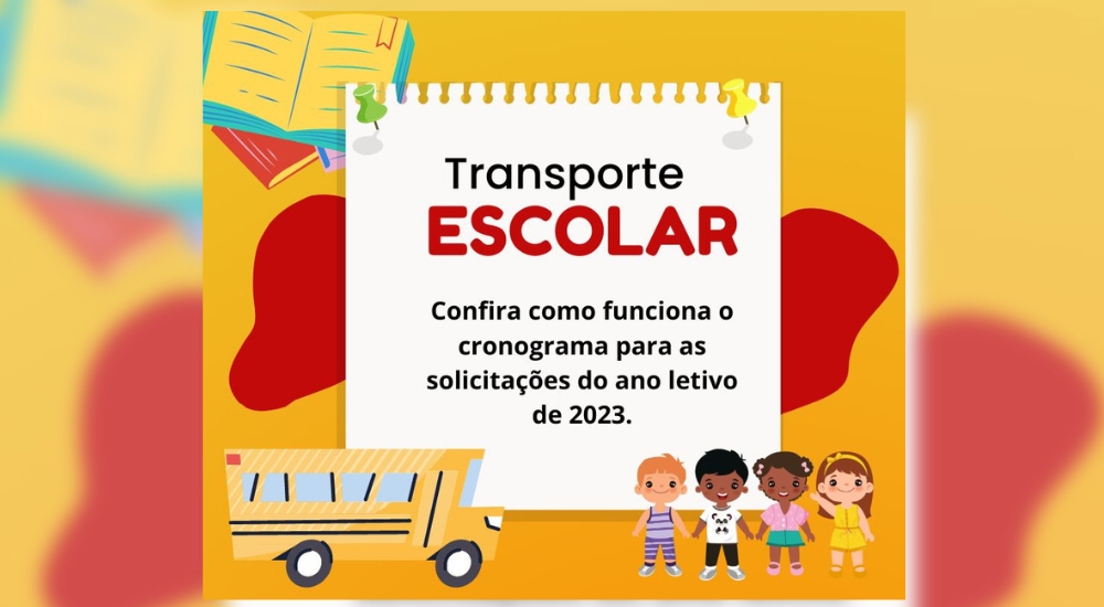Transporte Escolar: Confira o cronograma e como funcionam os pedidos para o ano letivo de 2023