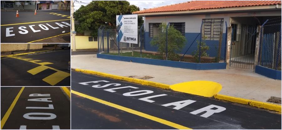 Trânsito: sinalização de solo são reforçadas em ruas de escolas