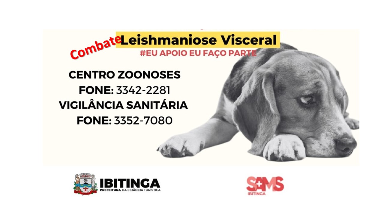 A Prefeitura convida você a entrar na luta contra a leishmaniose visceral