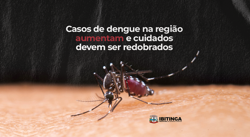 Casos de dengue na região aumentam e cuidados devem ser redobrados
