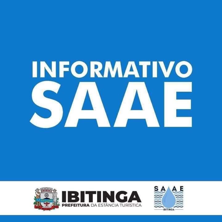 Atenção população para este importante comunicado do SAAE