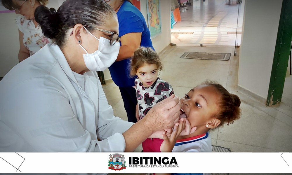 Com baixa procura, vacinação contra poliomielite é levada às escolas de Ibitinga