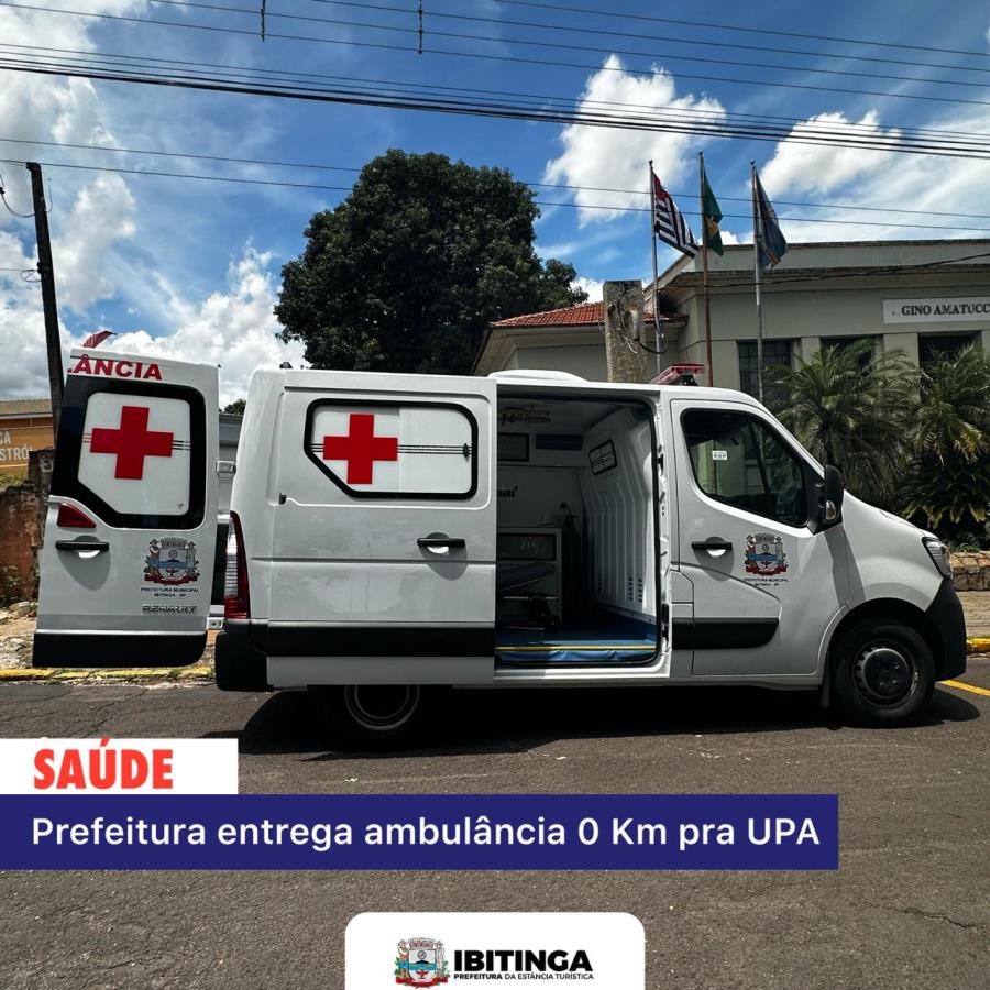 Prefeitura entrega mais uma Ambulância para a UPA