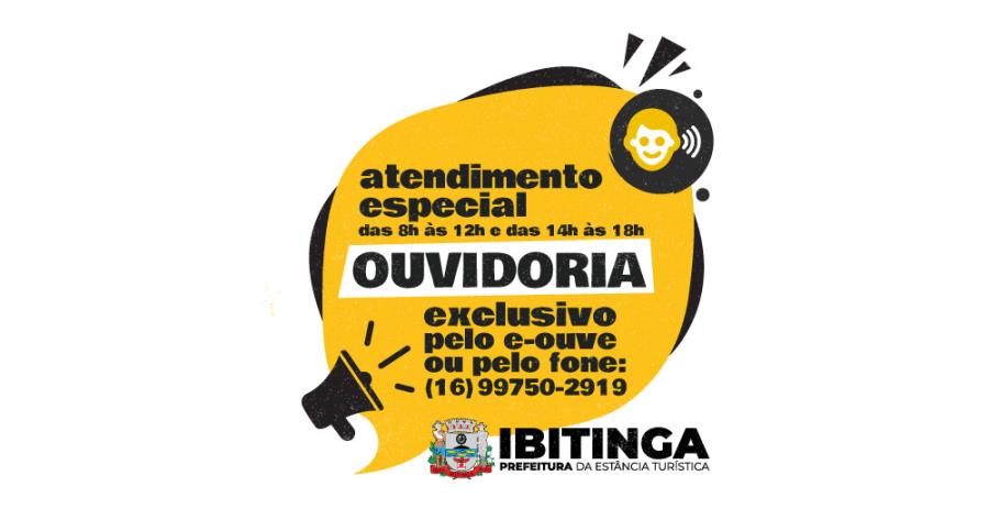Ouvidoria de Ibitinga suspende atendimento presencial e reforça meios digitais