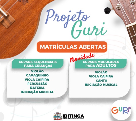 Projeto Guri está com matrículas abertas