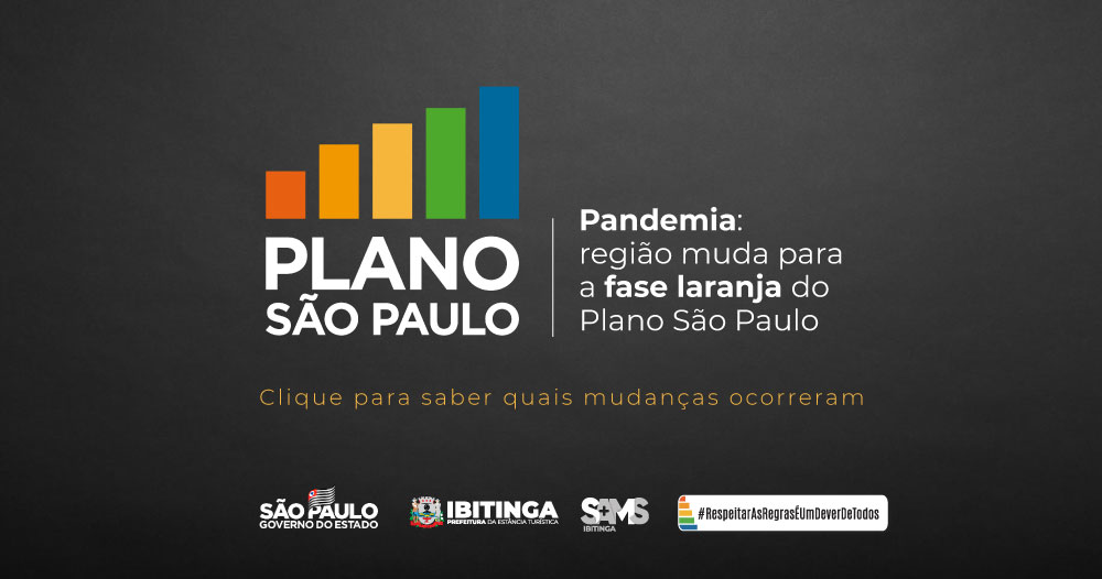 Pandemia: região de Ibitinga retrocede à fase “laranja" do Plano São Paulo