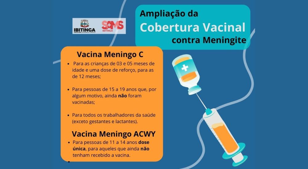 Saúde amplia público- alvo da vacina contra meningite 