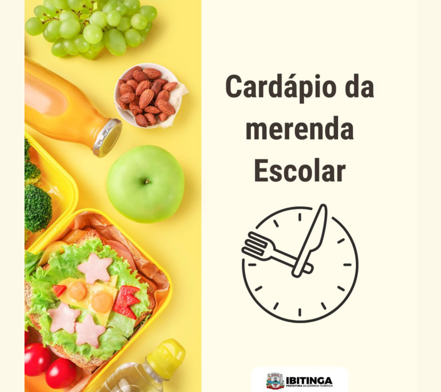 Merenda Escolar em Ibitinga: cardápios atualizados estão disponíveis