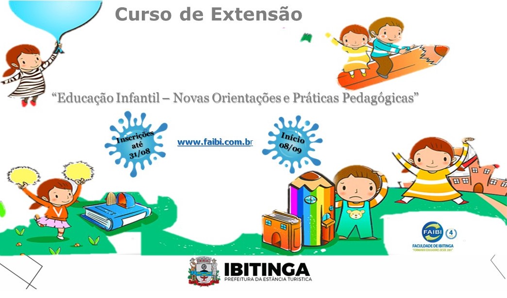 FAIBI disponibiliza curso de Extensão em Educação Infantil