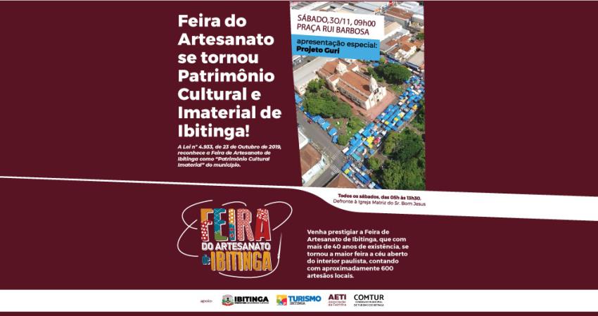 Feira do Artesanato de Ibitinga ganha título de Patrimônio Cultural e comemora feito neste sábado (30)