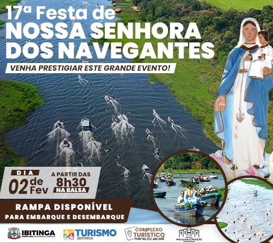 Ibitinga se Prepara para a 17ª Festa de Nossa Senhora dos Navegantes com Fé, Tradição e Solidariedade