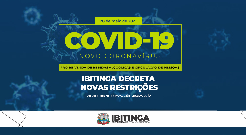 Ibitinga determina proibição na venda de bebidas alcoólicas e restrição de circulação de pessoas na cidade