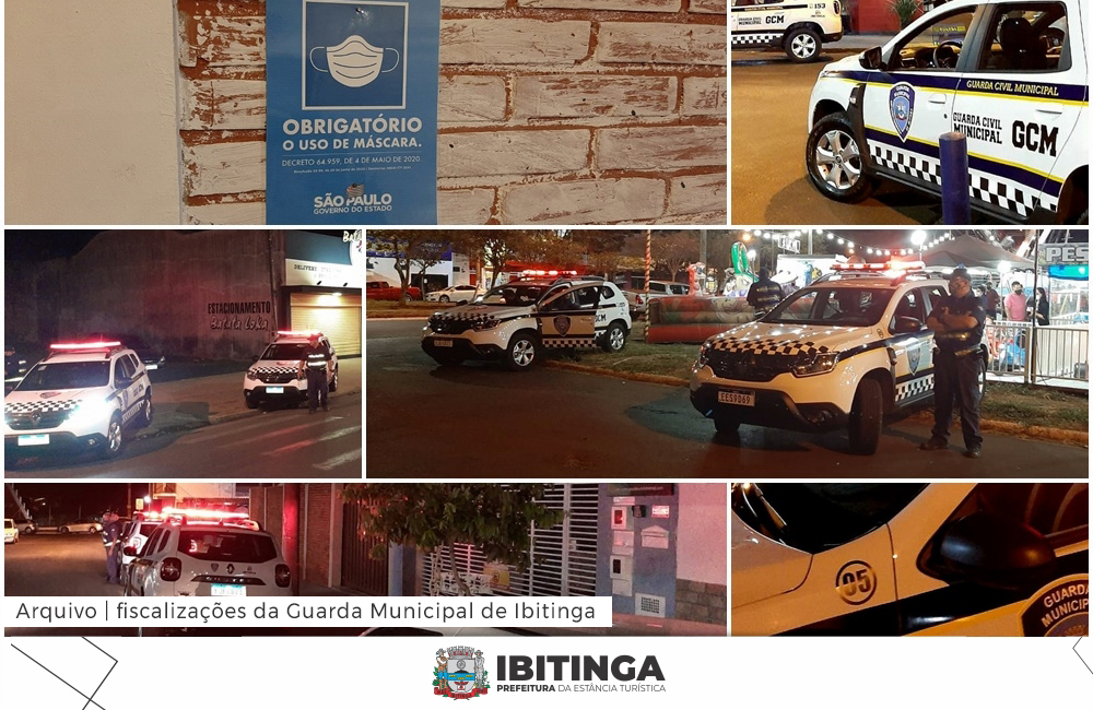 Fiscalização: operações geram 2830 abordagens contra a Covid-19, em Ibitinga