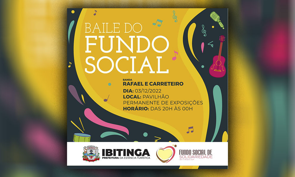 Baile do Fundo Social acontece neste sábado (3) com a Banda Rafael e Carreteiro