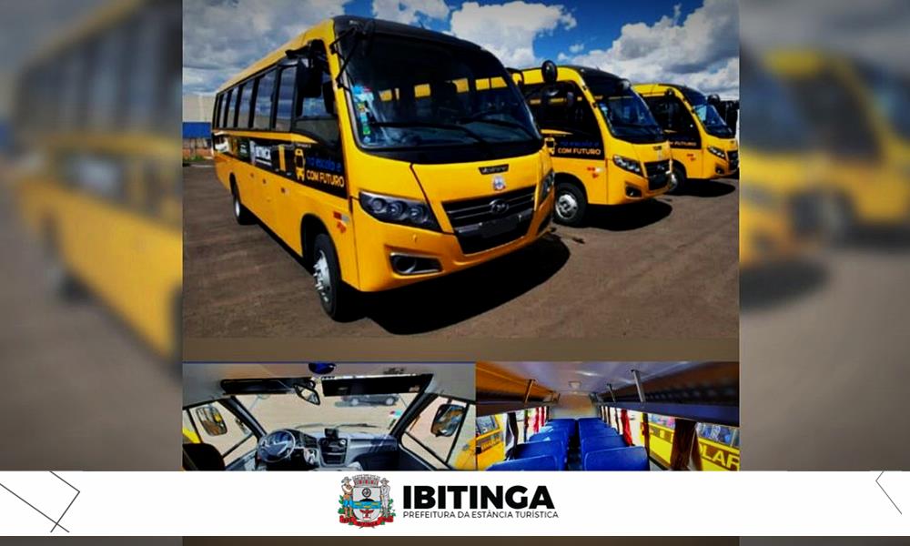 Educação: Frota recebe três novos ônibus para atuar na rota escolar a partir 2023 