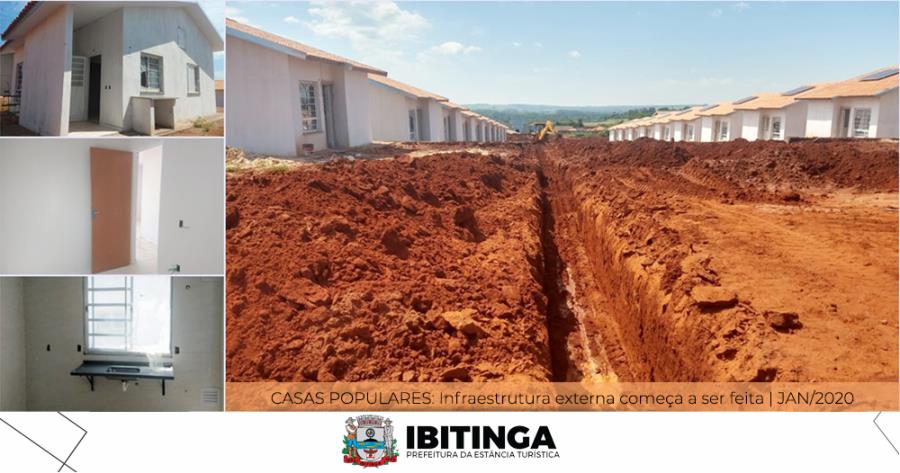 Casas populares: Ibitinga ‘E’ começa a receber infraestrutura externa