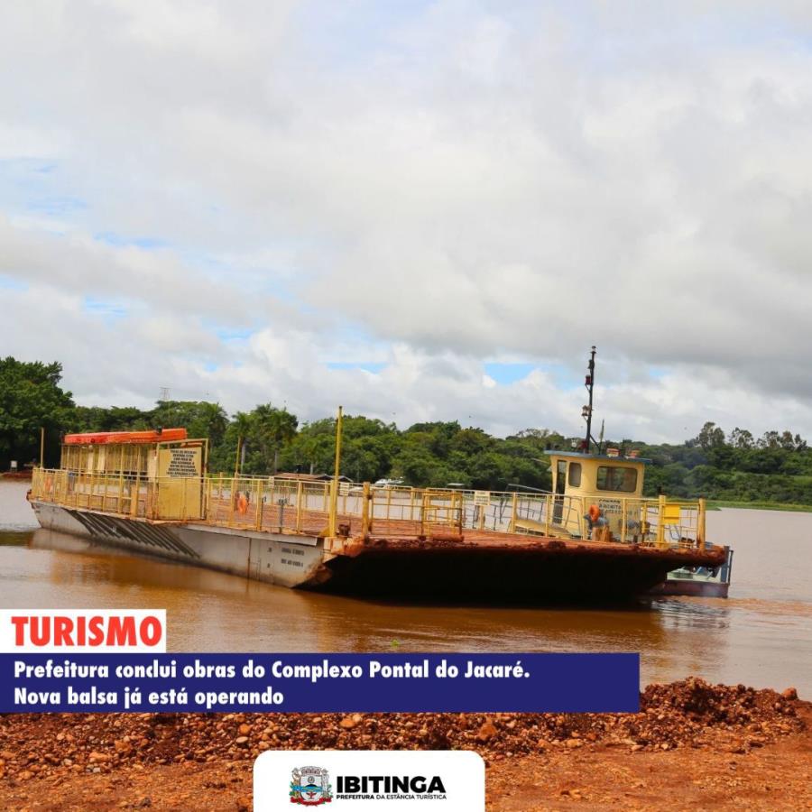 Prefeitura conclui obras do Complexo Pontal do Jacaré. Nova balsa já está operando