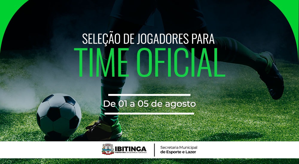 Secretaria de Esporte realiza peneira para compor time oficial de futebol