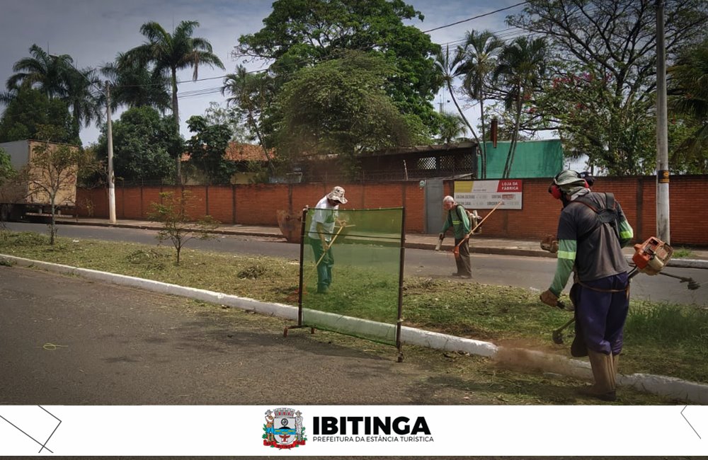 Zeladoria: Com o período de chuvas frequentes, a Prefeitura de Ibitinga intensifica trabalhos de limpeza urbana