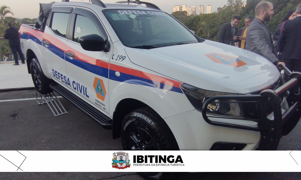 Ibitinga agora conta com caminhonete de socorro para uso da Defesa Civil em desastres naturais