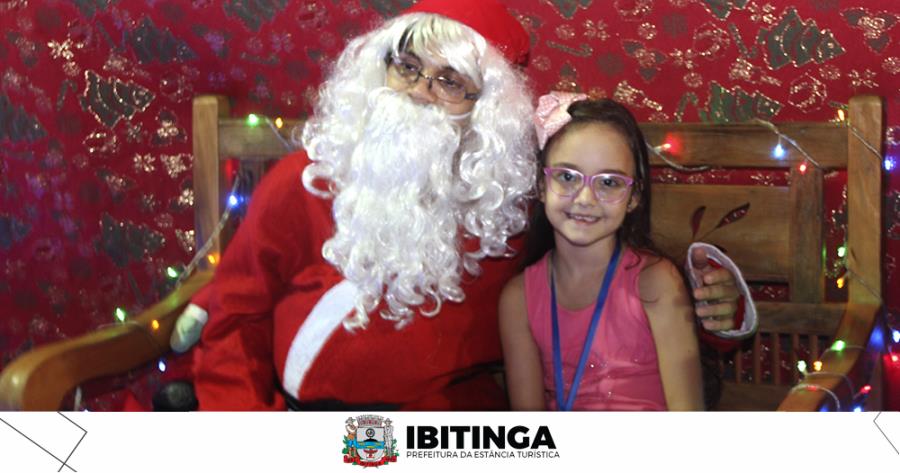 Natal de Encantos: crianças tem encontro com o Papai Noel
