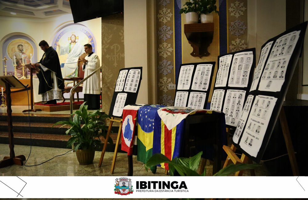 Missa em memória aos Prefeitos e Vereadores falecidos aconteceu ontem (03) na Matriz de Santa Tereza
