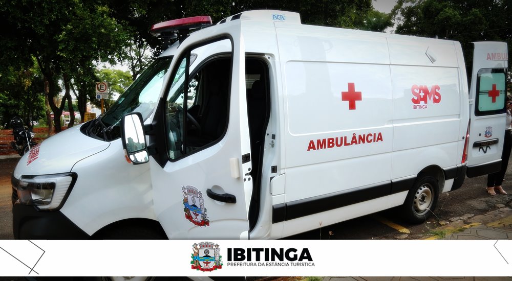 Ambulância 0km é entregue ao SAMS de Ibitinga para auxiliar no transporte de pacientes
