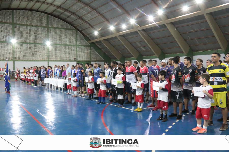 Abertura do Campeonato Amador de Futsal foi sucesso em Ibitinga 