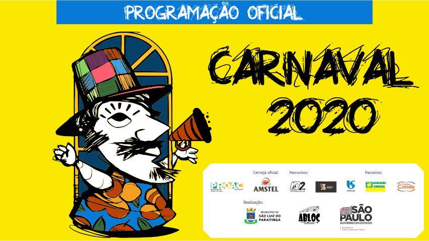 Programação Oficial - Carnaval 2020