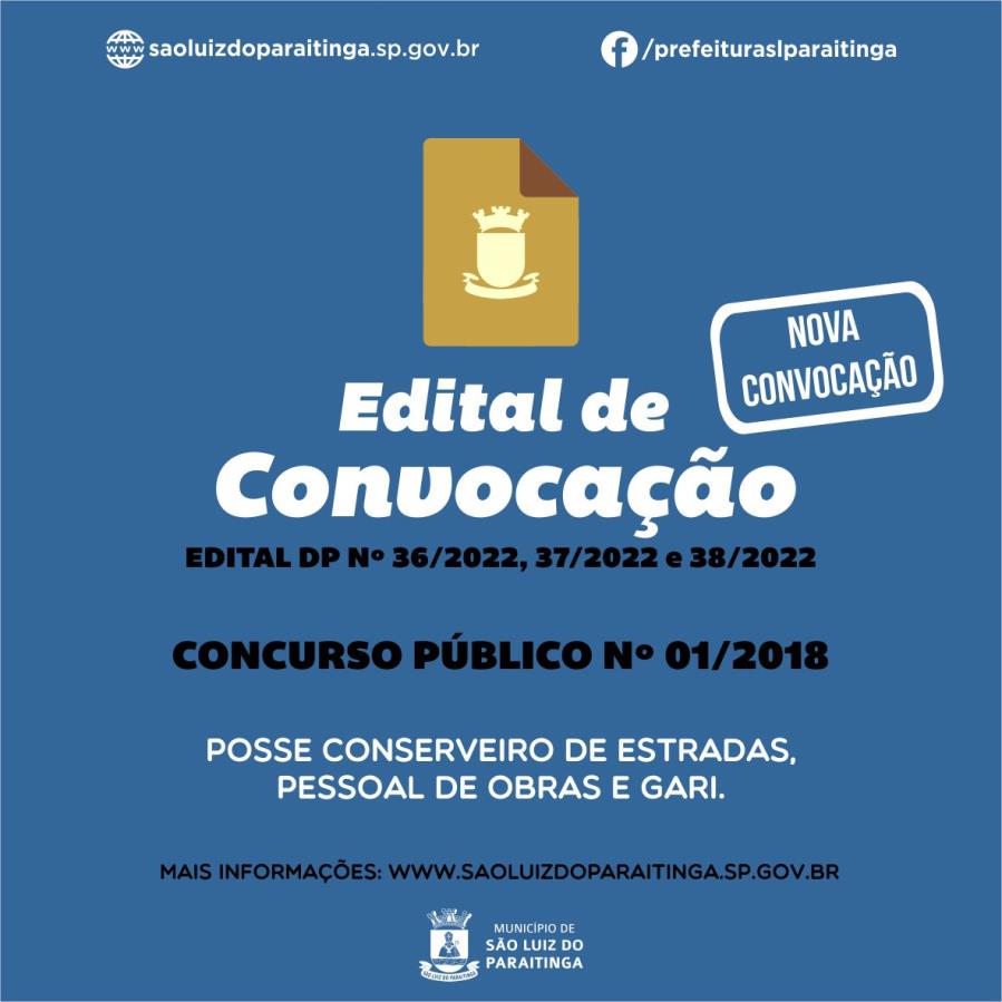 EDITAL DE CONVOCAÇÃO DE POSSE - 003/2023